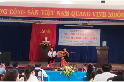 HỘI NGHỊ CHA MẸ HỌC SINH NĂM HỌC 2022-2023